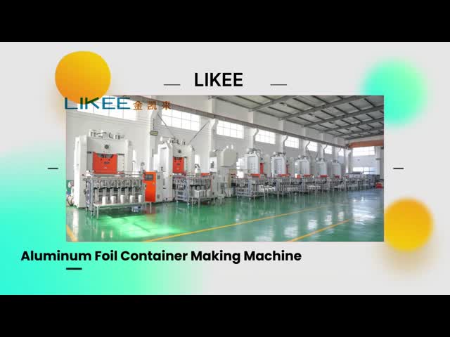 LK-T63 Food Container Punching Machine Automatic Aluminum Foil 3-Cavity Food-Safe Container Forming Machine