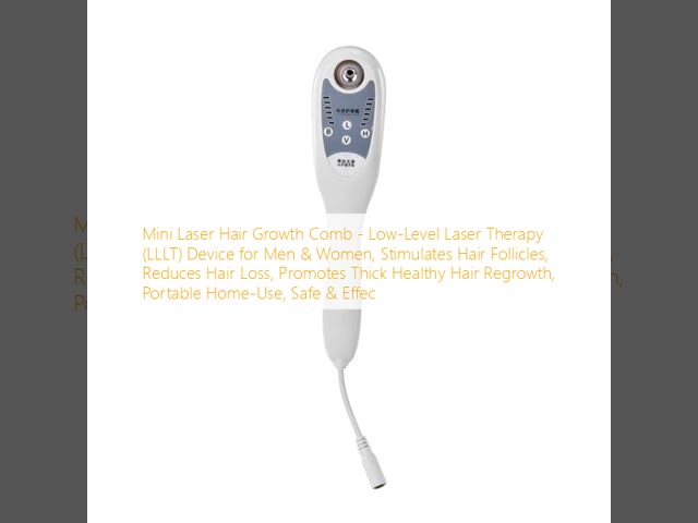 Mini Hair Growth Laser Comb LLLT Portable Home Low Level Laser Therapy Comb
