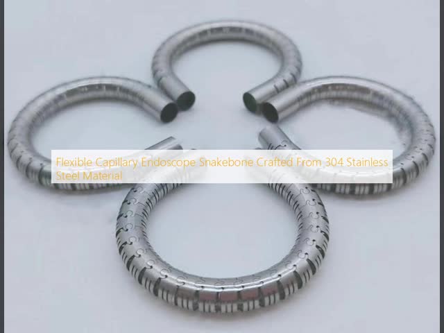 Flexible Capillary Endoscope Snake Bone Crafted From 304 Stainless Steel Material