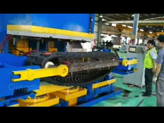 China Horizontal Conveyor Belt Rubber Sheet Cooling Machine Electric Powered supplier