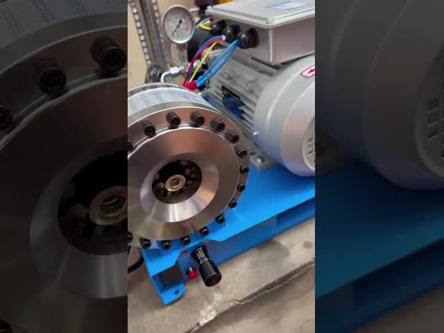 220V 7 Dies Hydraulic Hose Crimping Machine with 1 Inch Crimping Range for 6-25mm Hoses