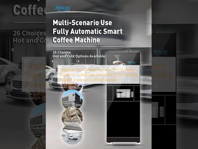 Upgrade Your Coffee Game with Our Floor Standing Coffee Machine MACES7C Vending Roaster Espresso Coffee Machine