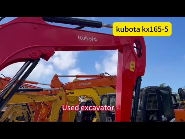 Small Machine Imported From Japan 165 With Low Price and Good Quality Kubota KX165-5