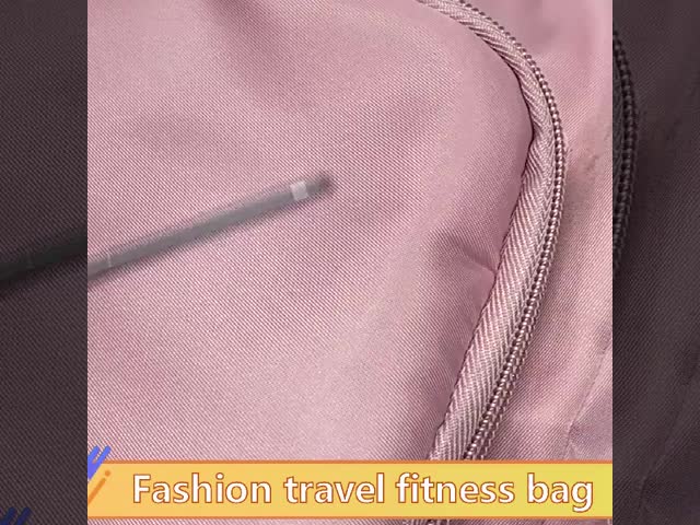 Versatile Women's Travel & Gym Bag - Chic Pink, Multi-Functional Organizer with Large Capacity, Adjustable Shoulder Strap, and Independent Shoe Compartment - Durable Polyester,, Zip Closure - Perfect
