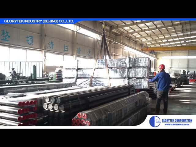 API 3 1-2 REG Rod de perforación de pozos de agua de acero al carbono para la máquina de perforación RTD69 El video