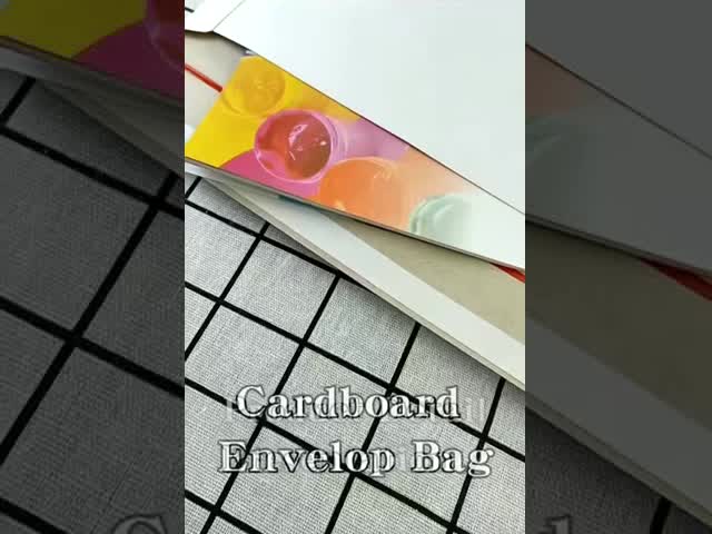 Custom Cardboard Envelope Mailer Carton Zipper Strip  Adhesive Tear Strip