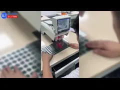 SLTZ15 Semi-Auto Ccd Guide Hole Punching Machine For Signs Nameplates Aluminum Sheets