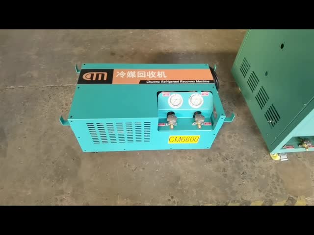 2HP Oil Free Compressor Refrigerant Recovery Machine Lightweight