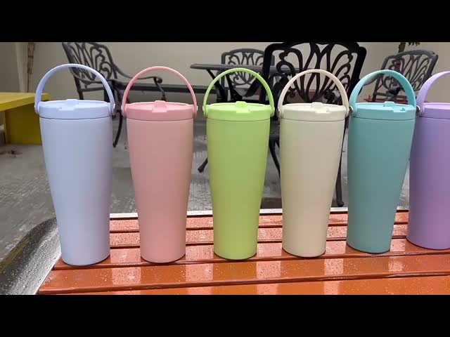 2025 New 30oz Stainless Steel Outdoor Sports Double-layer Vacuum Large-capacity Portable Insulated Cup