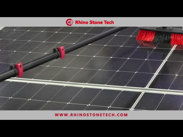 Manual Telescopic Rod Water Fed Pole Rooftop Solar Panel High Glass Window Washing