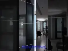 Soundproof Hinged Aluminum Sliding Glass Door Indoor Aluminum Double Doors