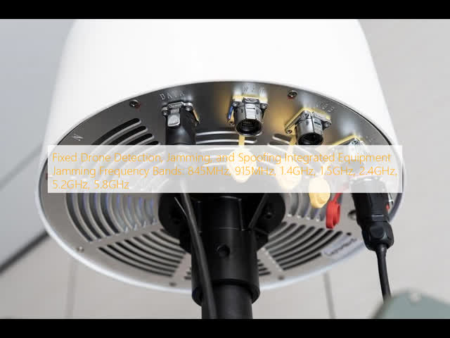 Portable 13 Omni Antennas Drone Suppressor 750W 10KM Detection Range Anti Drone Jammer