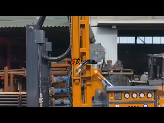 ST 200 Crawler Mounted Drill Rig 200m Depth Hydraulic System