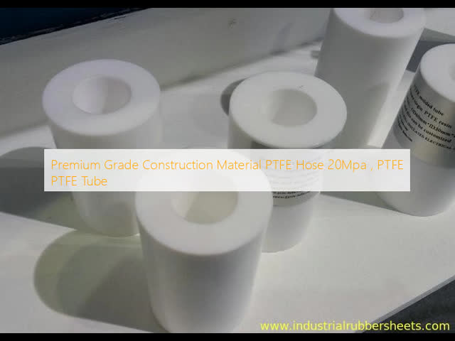 Premium Grade PTFE Hose and Tube with 100% Virgin PTFE Material, Temperature Resistant -180°C to +260°C, and Tensile Strength 20-30Mpa