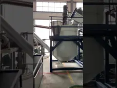China PET fiber and PET flakes recycling machine with cutter compactor single stage pelletizing machine supplier