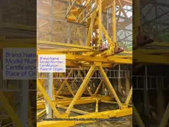 Fast and Stable Zoomlion W450 Tower Crane for Large Construction Projects