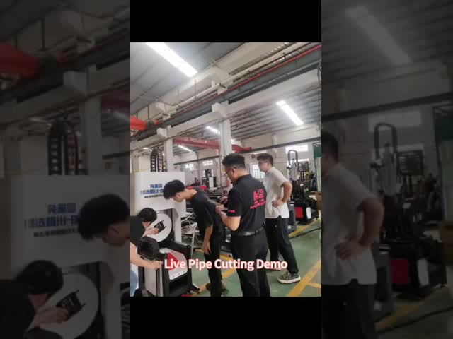 CNC Square Tube Cutting Machine 380V 3.5KW for 6m Tubes