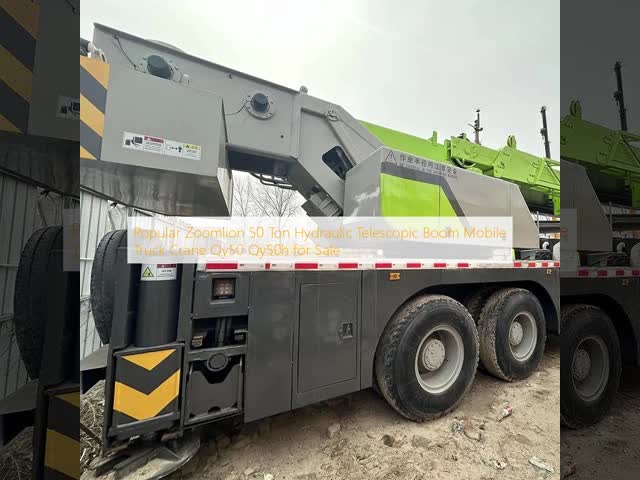 Popular Zoomlion 50 Ton Hydraulic Telescopic Boom Mobile Truck Crane Qy50 Qy50h for Sale