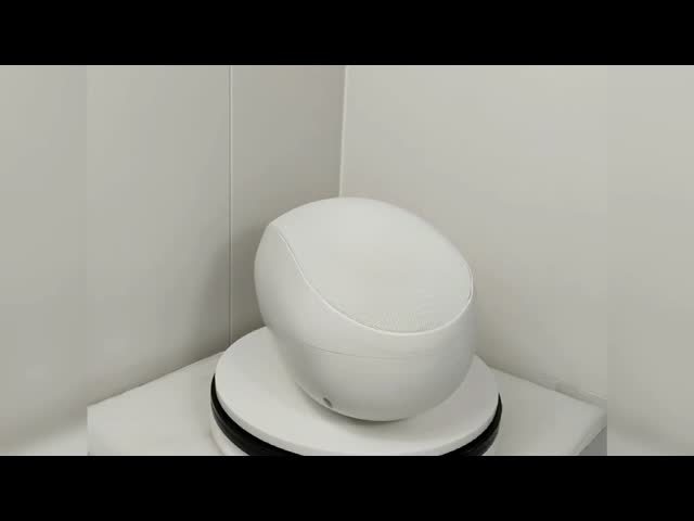 Waterproof 4-inch 20W/10W/5W/2.5W/8ohm Wall Speaker Commercial Audio with Power Switch for Hotel Restaurant