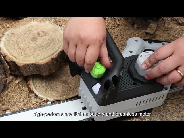 Professional DIY Chainsaw Electric Chain Saw Handle Top Tree Cutter With Cordless Wood Cutting Power Hand Saw