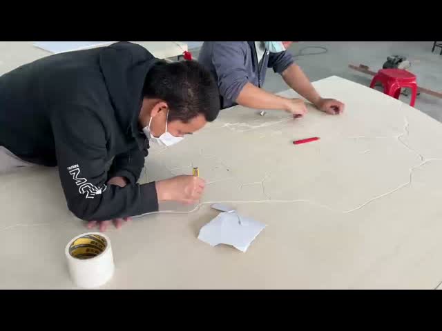 Realistic Conceptual Minimalism Style Liangzhu Landscape Model for Display and Study at Venice Architecture Biennale China Pavilion