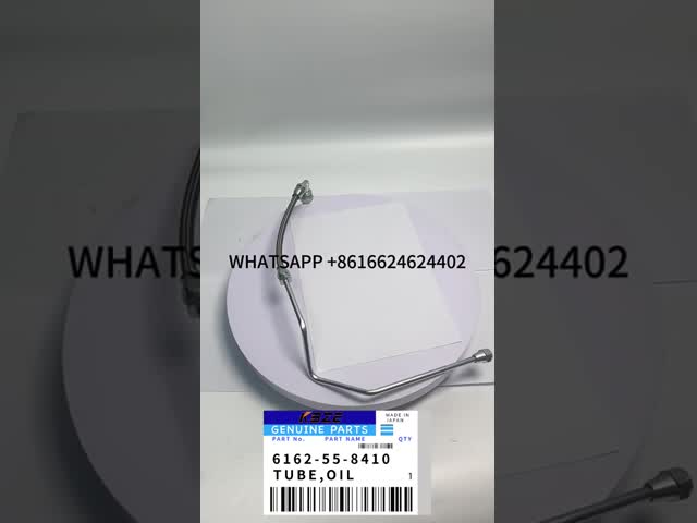 6162-55-8410 KOMATSU SAA6D170E-2 ENGINE 6162558410 TURBO OIL INLET PIPE FOR EXCAVATOR