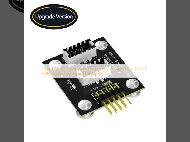 USB 2.0 Type E Adapter 9P Mainboard Header Front Usb Adapter  240V