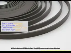 Brown PTFE Guide Stripe Tape (GST) with 60%PTFE + 40%bronze for High Temperature -60°C to +260°C and Low Friction Coefficient<0.04