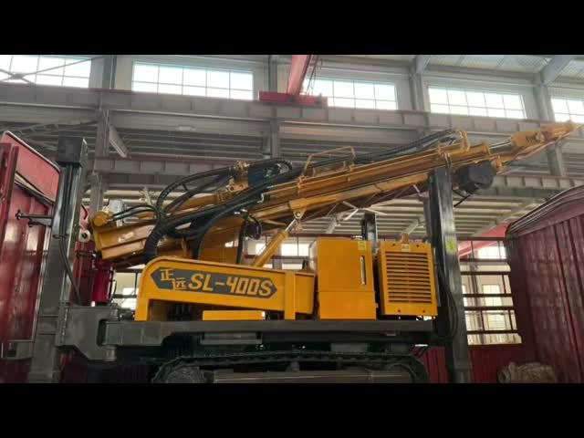 Hydraulic Full-hydraulic Crawler Drilling Rig With High Power, Deep Drilling, Fuel-efficient And Durable video