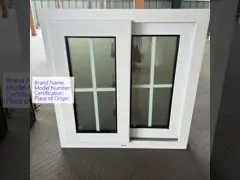 China White UPVC / PVC Tilt And Turn Window Double Glazed Glass Window With Mosquito Net supplier