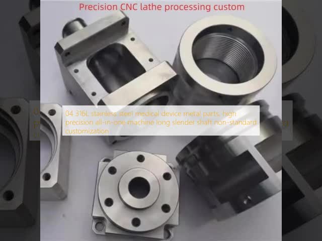 SS 304 316L Medical Device Metal Machining Parts Long Slender Shaft Customized