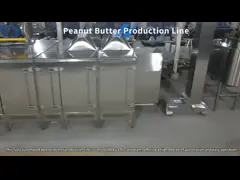 Food Grade Customizable Crispy Peanut Butter Production Line for Nut Processing Plants video