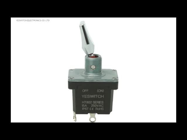 Heavy Duty Industrial Metal Toggle Switch With PC Terminals For Aerial Vehicle
