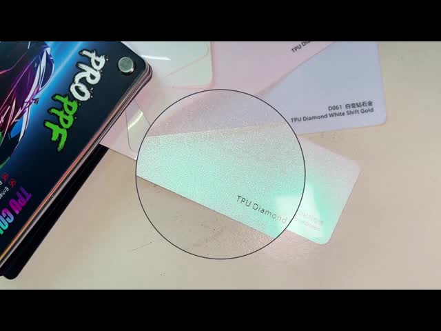 190 Micron Blue Red Car Body Wrap Vinyl Film TPU Color PPF Paint Protection Film