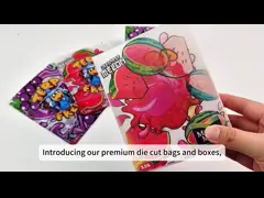 Custom 3.5g Childproof Mylar Bag for Snack Packaging