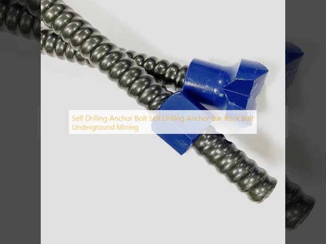 R38 Thread Size 1000mm to 8000mm Self Drilling Anchor Bolt for Tunnel Pipe Roofing and Foundation Support