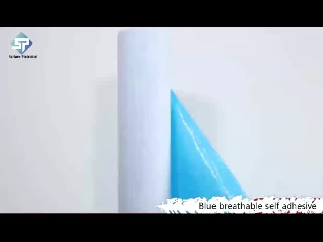 White Adhesive Floor Protector Felt Fleece Tear Resistant