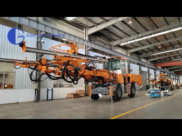 UP31B 中深孔採掘 環状爆孔 平行孔 地下掘削機 ビデオ