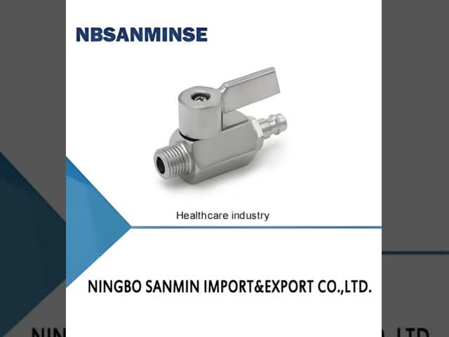 Mini Ball High Pressure Pneumatic Solenoid Valve 1000PSI / PN63
