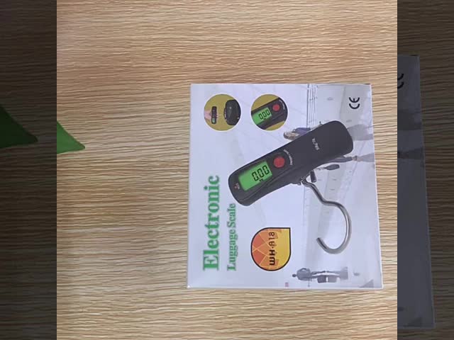 WeiHeng WH-A18 50kg Belt Travel Luggage Scale Digital With Hook Weight Measuring and CE ROHS FCC Certified