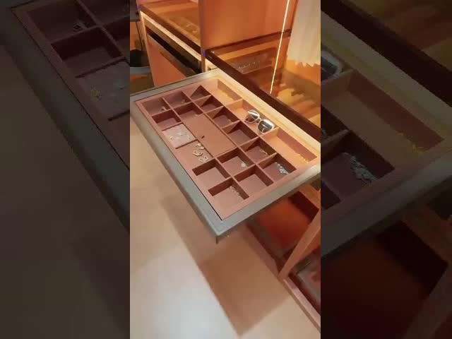 Hidden Pull-Out Jewelry Tray Wardrobe Ring and Necklace Storage Drawer