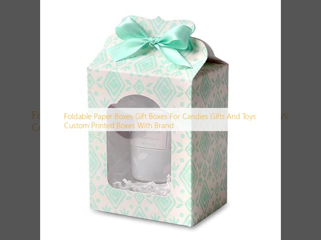Sweet Cakes Foldable Paper Boxes Square Mousse Pastries Bakery Packaging Box