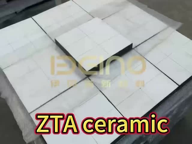 ZTA Ceramic Lining 1700°C Max Temperature 2000 MPa Strength