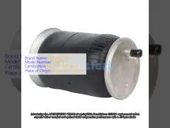 Hendrickson Air Spring S23611 434MM Stroke Trailer Air Shock Suspension AS6 6.5-11 S