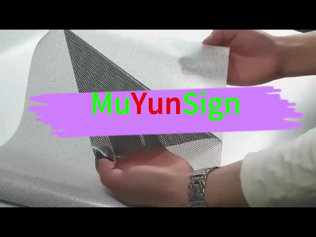 Self Adhesive Vinyl One Way Vision Film Window Glass Privacy Protecting Printable