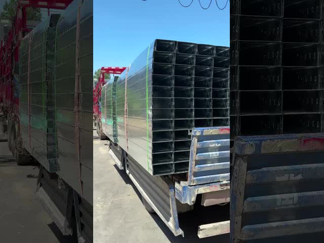 Channel Type Wireway Cable Tray Hot Dip Galvanized Metal Wire Trunking