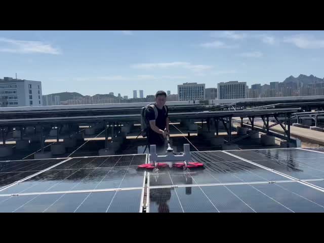 New Design Robot Solar Panel Cleaning Robot Supplier with Best Price PV Cleaning Brush