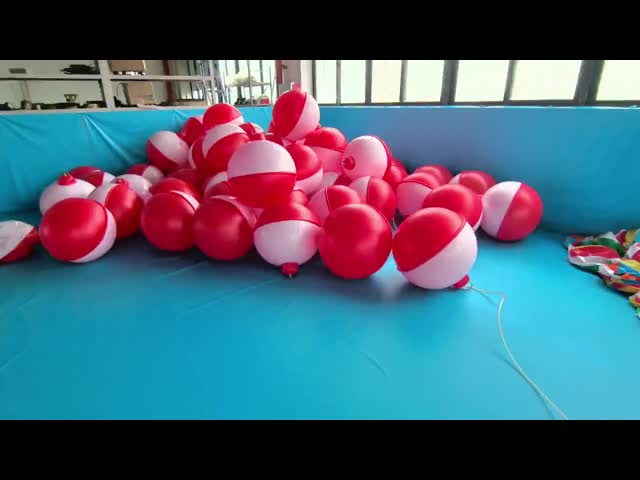 24-Inch PVC Inflatable Christmas Ball Multi-Color Christmas Atmosphere Pattern