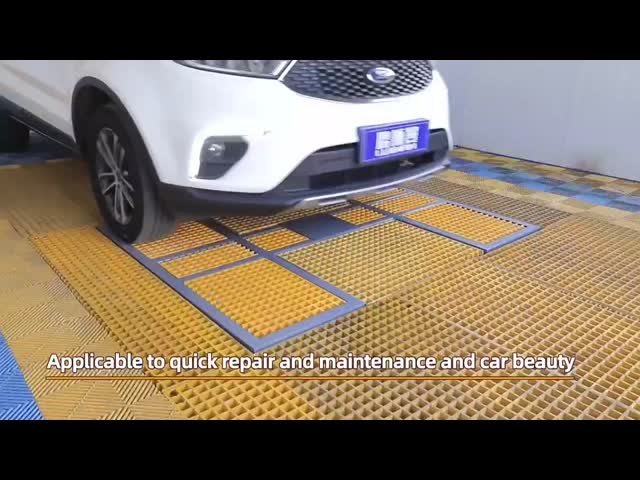 Hydraulic Ground Hidden Design Single Post Car Lift 3500kg For Car Washing 