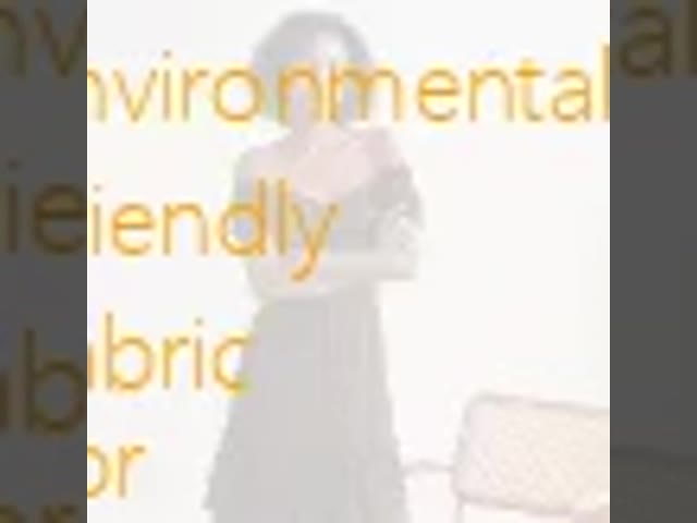 Lightweight Environmentally Friendly Fabric 154GSM Summer Clothes Fabric 89% Polyester 11% ECOGRASS